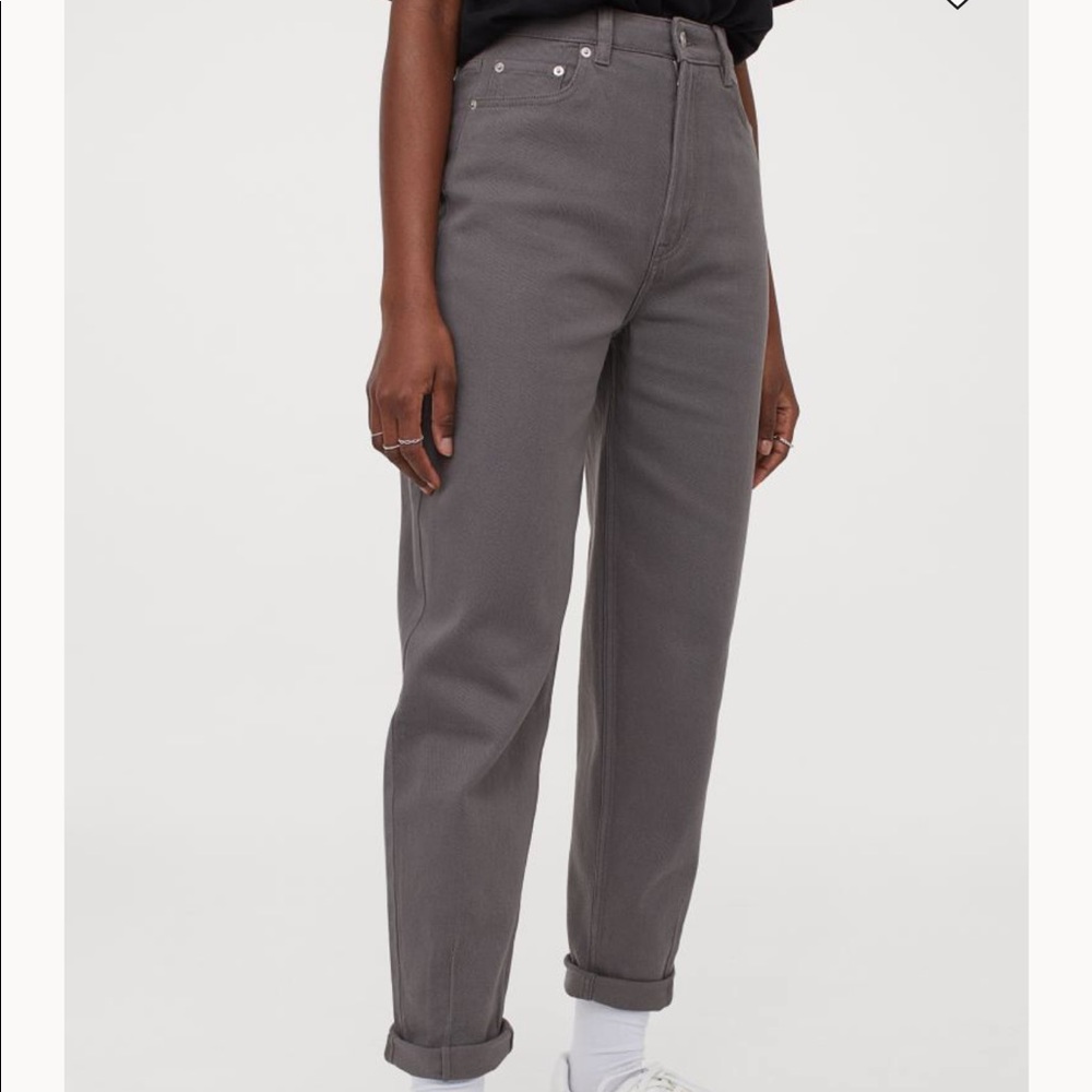 H&M Gray Twill Pants